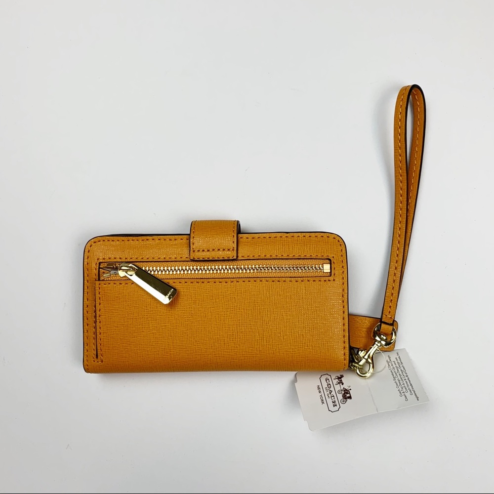 NWT Coach Marigold Wristlet Wallet - Picture 4 of 11